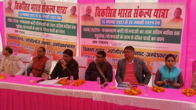 अम्बेडकर नगर न्यूज : विकसित भारत संकल्प यात्रा आयोजन कार्यक्रम में शामिल विभागों के अधिकारियों कर्मचारियों द्वारा विभिन्न योजनाओं की ग्रामीणो को दी गई जानकारी