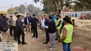 Prayagraj News: Fair Officer Kumbh Mela inspected the roads being built by Prayag Development Authority in view of Mahakumbh 2025.