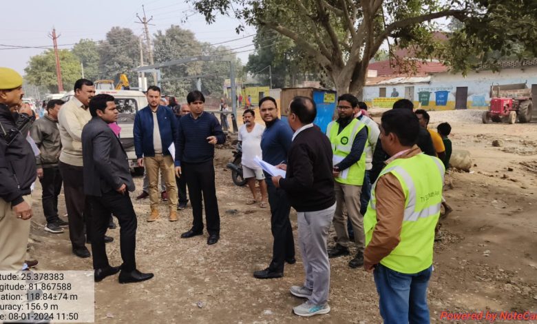 Prayagraj News: Fair Officer Kumbh Mela inspected the roads being built by Prayag Development Authority in view of Mahakumbh 2025.