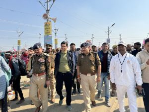 IMG 20240210 WA0100 Prayagraj News: Prayagraj NDRF teams deployed on the banks of Sangam on the great festival of Mauni Amavasya, the festival of religious and spiritual faith.