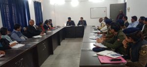 Bihar News-सरस्वती पूजा को लेकर शांतिपूर्ण व सौहार्दपूर्ण माहौल में मनाने को लेकर अनुमंडल मुख्यालय में शांति समिति की हुई बैठक