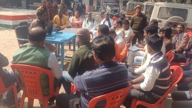 Bihar News-Peace Committee meeting organized in Rajapakar Police Station Council