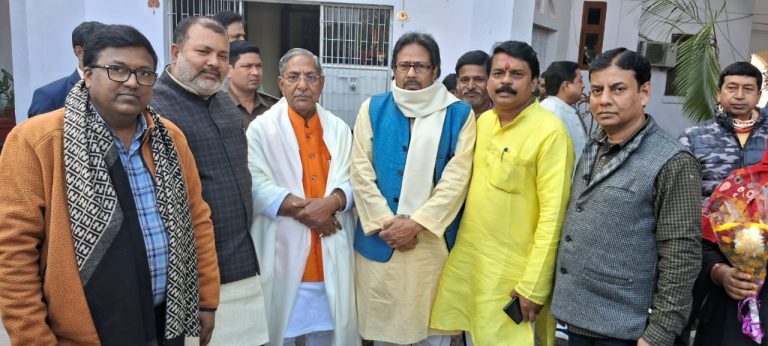 Bihar News-BJP leader Om Kumar Singh congratulated the newly appointed Speaker of the Assembly Nand Kishore Yadav.
