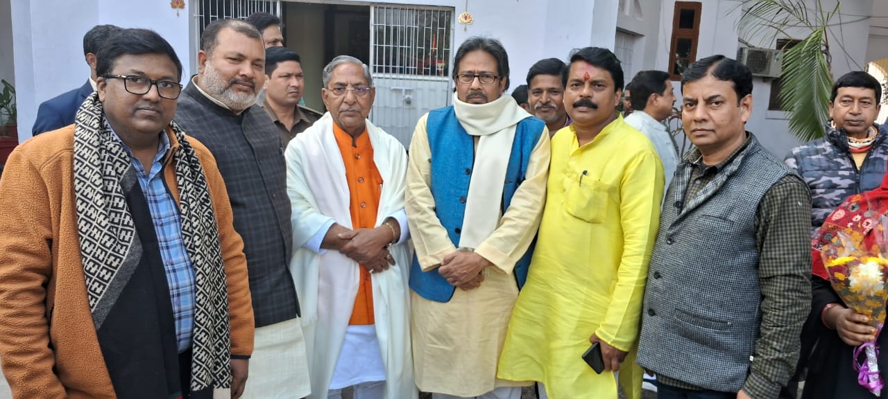 Bihar News-BJP leader Om Kumar Singh congratulated the newly appointed Speaker of the Assembly Nand Kishore Yadav.