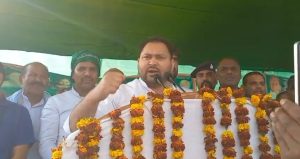 IMG 20240221 WA0204 Bihar News Tejashwi Yadav, who reached Bettiah under Jan Vishwas Yatra, fiercely targeted CM Nitish.