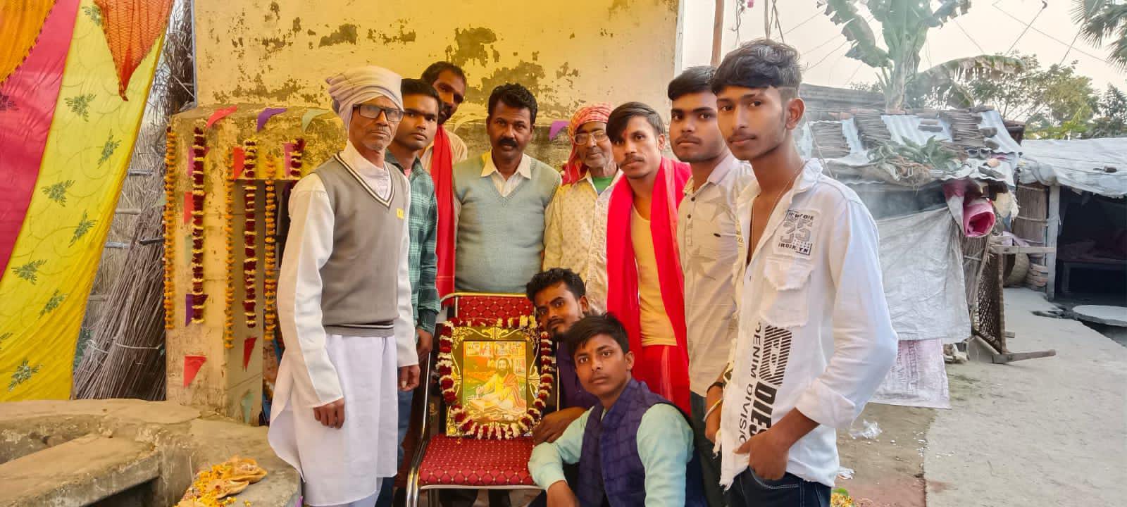 Bihar News-प्रखंड क्षेत्र में धूमधाम से मनाया गया रविदास जयंती