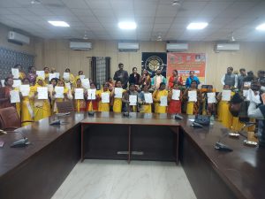 Prayagraj News: Appointment letters to Anganwadi workers were distributed from Lucknow.

