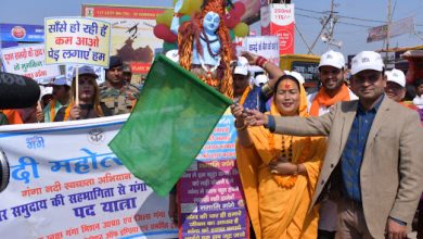 Prayagraj News: Cleanliness message given by Kinnar community in Ganga Mahotsav program