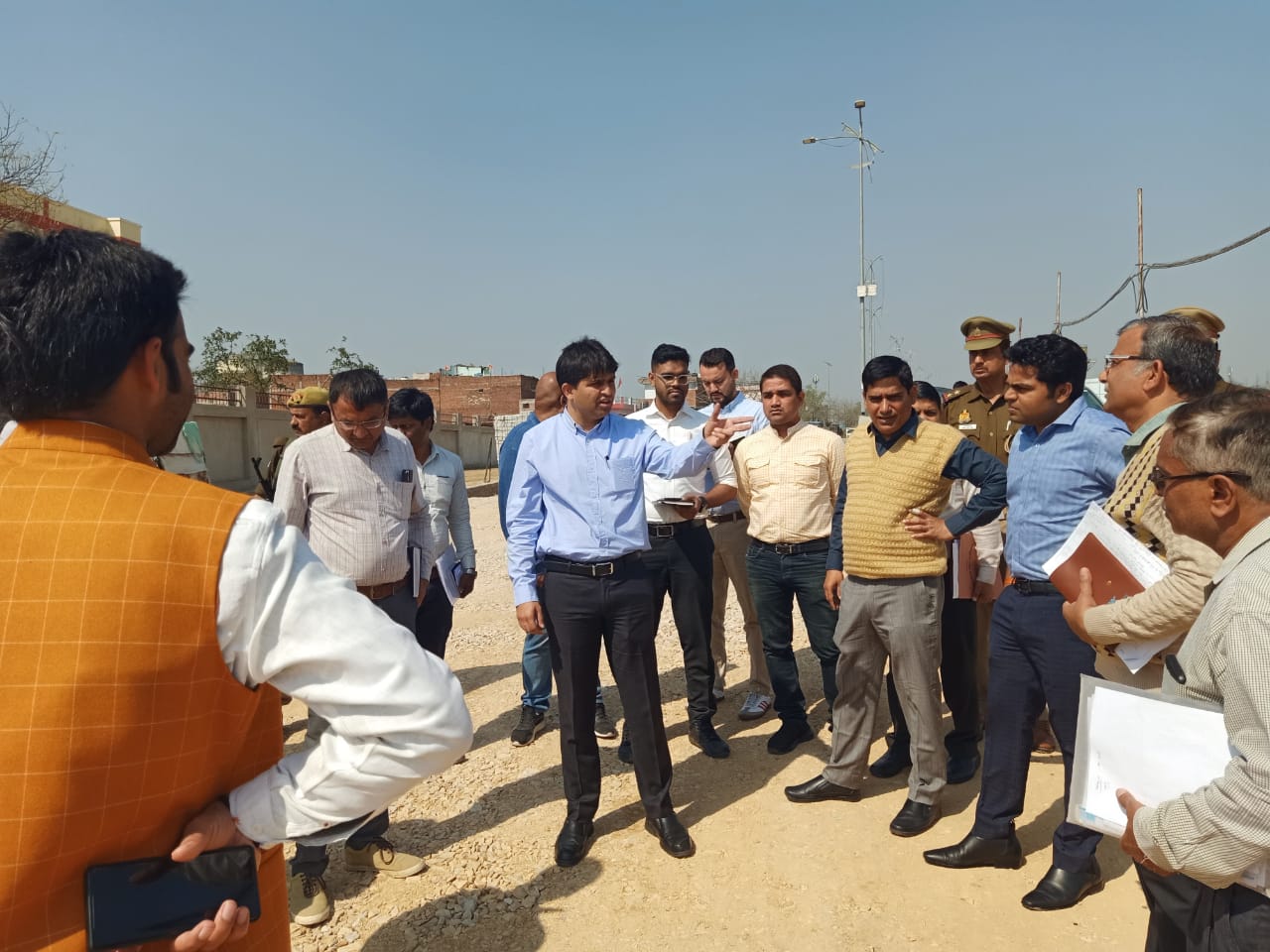 Prayagraj News: Inspection of various works being done in view of Mahakumbh 2025 by Kumbh Mela Officer.