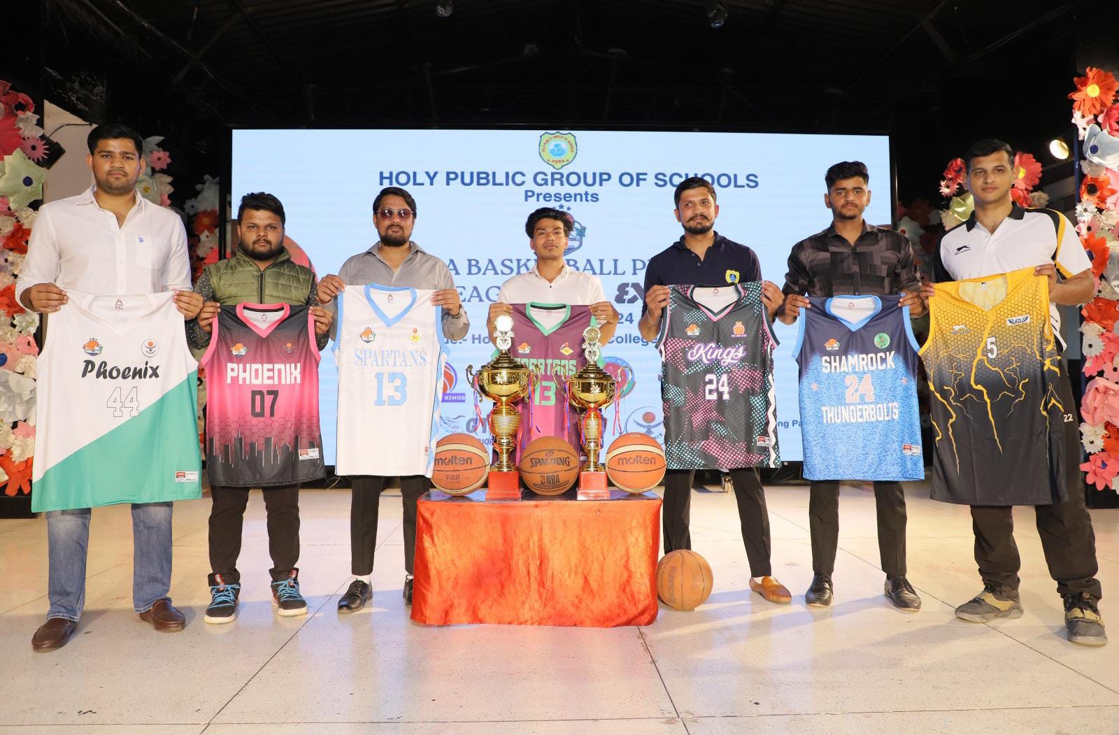 Agra News Basketball Premier League started by Holi Public School, 7 teams will participate