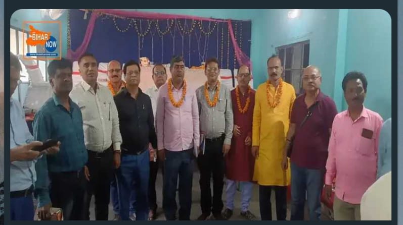 Bihar News-Former chief Deepak Sinha became the district president of All India Kayastha Mahasabha.