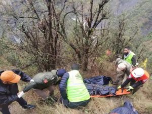 Bihar News बगहा अनुमंडलीय विभिन्न क्षेत्रों से कश्मीर जा रहे 8 मजदूरों की मौत गाड़ी खाई में गिरने से हो गई