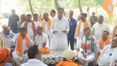 Bihar News BJP candidate from West Champaran parliamentary constituency Dr Sanjay Jaiswal's public relations campaign begins