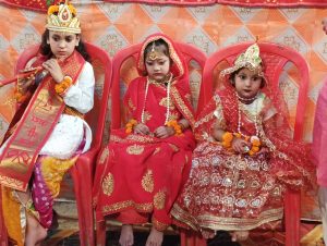 Agra News: On the sixth day of Bhagwat Katha, the story of Krishna Rukmani marriage took place

