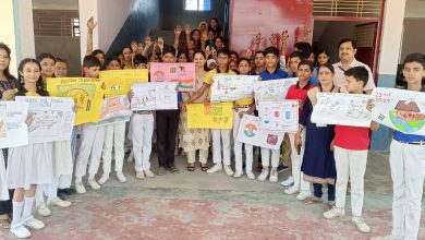 Bihar news Rangoli, mehndi and painting competition organized to make voters aware and motivated