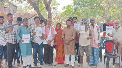 Bihar News CPI(ML)'s public relations campaign in support of Congress candidate from West Champaran parliamentary constituency
