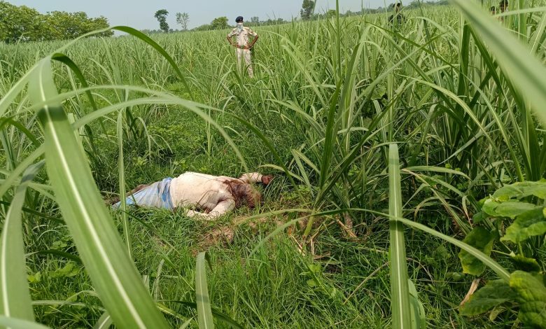 Bihar news: The body of a laborer who had gone to work was found, he was murdered by slitting his throat