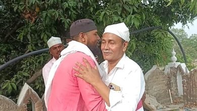 Bihar News-The festival of Bakrid was celebrated peacefully and cheerfully by Muslim brothers.