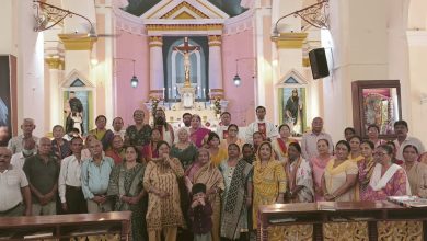Agra News Grand Parents Day was celebrated in St. Patrick's Church, Agra