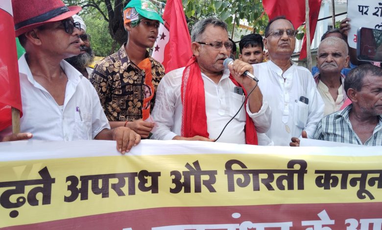Bihar news Nitish Kumar's so-called image of good governance and development is collapsing: - MLA