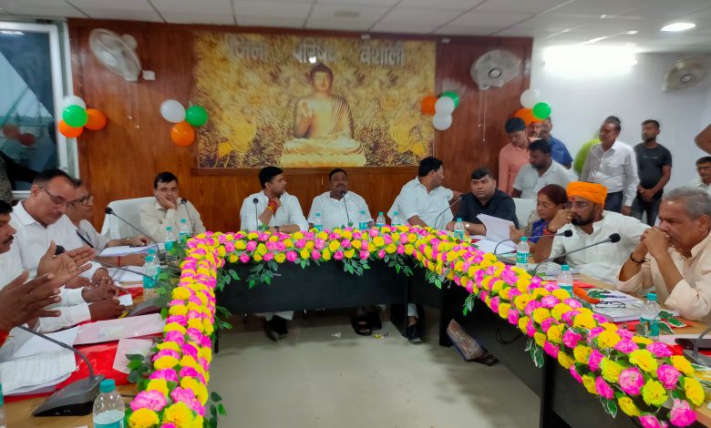 Bihar News-Today a general meeting of the Zila Parishad was held under the chairmanship of Zila Parishad Chairman Mr. Ashutosh Kumar