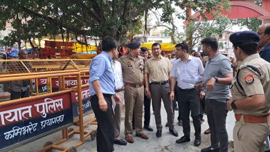 Prayagraj News: The fair administration and police administration jointly inspected the beautification works to facilitate the spiritual experience of the devotees coming to Maha Kumbh 2025