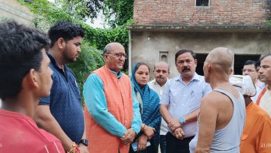 Ambedkar Nagar News: In the suicide case, the District Magistrate met the family members and assured them of all possible help