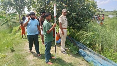 Bihar news Crocodile found in Chuhri, rescue team engaged in action