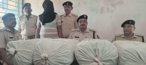 Bihar news 63 kg of ganja being smuggled in a car recovered, driver arrested
