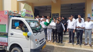 Bihar News District Judge flagged off the campaign chariot