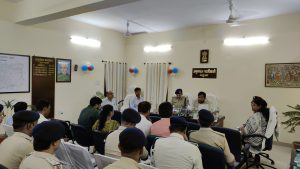 Bihar News-DM and SP held a long meeting in all three subdivisions regarding law and order