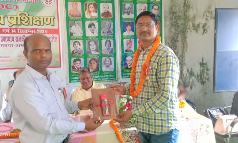 Two day training camp organized in Ambedkar Nagar News School
