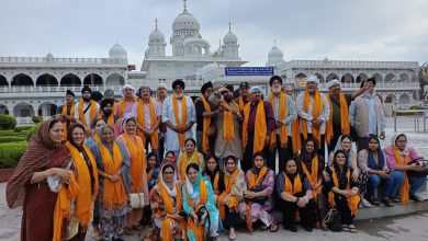 Agra News- Sangat leaves from Agra for the holy journey to Hemkund Sahib  