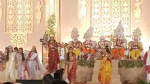 Agra News- Presentations under the cultural evening on Mithila Praveshika stage today 1-10-24 were as follows

 