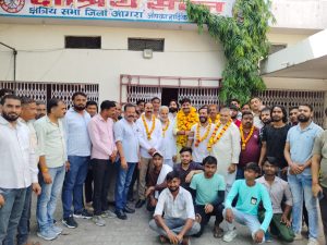 Agra News- Hitendra Pratap Singh elected as the new district president of Kshatriya Sabha