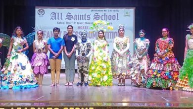 Agra News- 'Best from Waste' fancy dress competition at All Saints School: Amazing display of students' creativity and environmental awareness