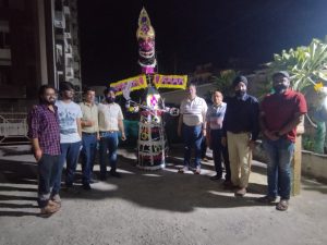 Agra News- Burning of effigy of Ravana, women power gave message in Dussehra fair, three dozen shops of self-employment household goods were set up, avoid online shopping

