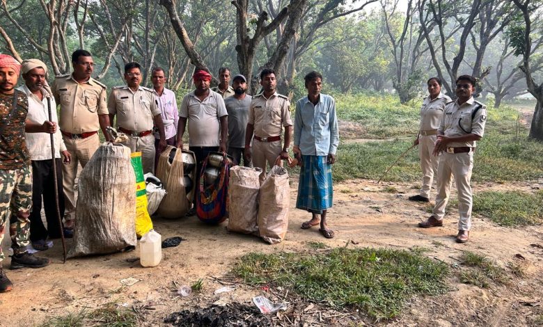 Bihar news: Large quantity of foreign and domestic liquor recovered under central prohibition campaign, 31 traders arrested