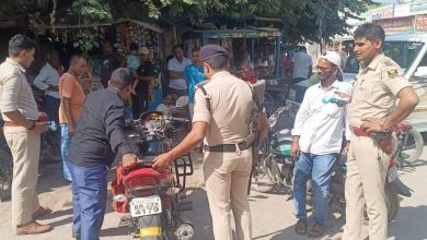 Bihar News- Vehicle checking campaign conducted on the orders of Bettiah Superintendent of Police Shaurya Suman
