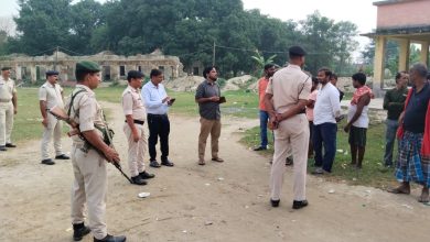 Bihar News-जिलाधिकारी ने सैदपुर गणेश पंचायत सरकार भवन के निर्माण हेतु चिन्हित जमीन का किया निरीक्षण 