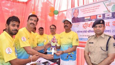 Bihar News- "Hockey festival is Bihar's pride" Trophy Gaurav Yatra reached West Champaran