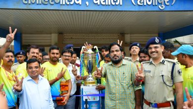 Bihar News-Trophy Gaurav Yatra received a grand welcome in Hajipur