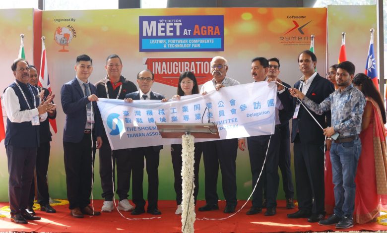 Agar News : Modern and creative world market of footwear components and machinery decorated at Meet at Agra