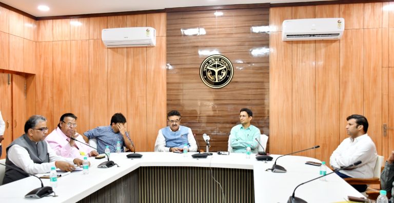 Lucknow News: Higher Education Minister Yogendra Upadhyay congratulated Dr. Bhimrao Ambedkar University, Agra on getting A+ grade in NAAC