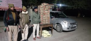 Bihar News: Huge quantity of foreign liquor recovered, car seized