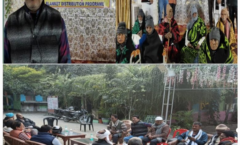 Bihar News Mother Tahira Charitable Trust distributes blankets to the needy