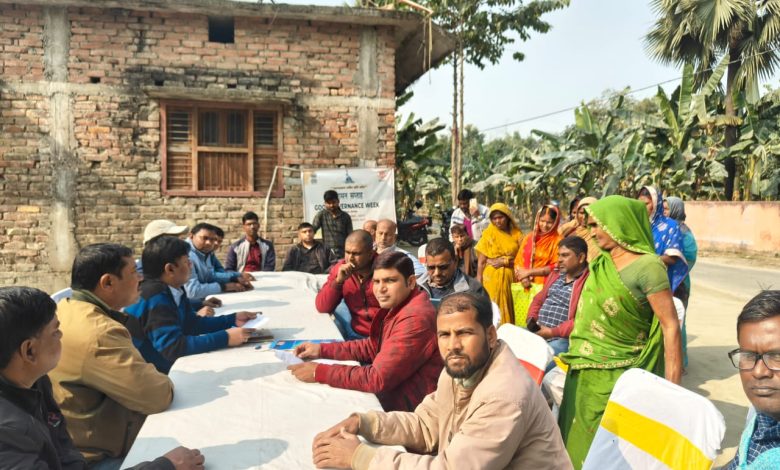 Bihar News- Under the "Administration towards the village" initiative, a total of 253 applications were received in all the panchayats under Patedhi Belsar block today on 24-12-24, out of which 140 applications were executed.