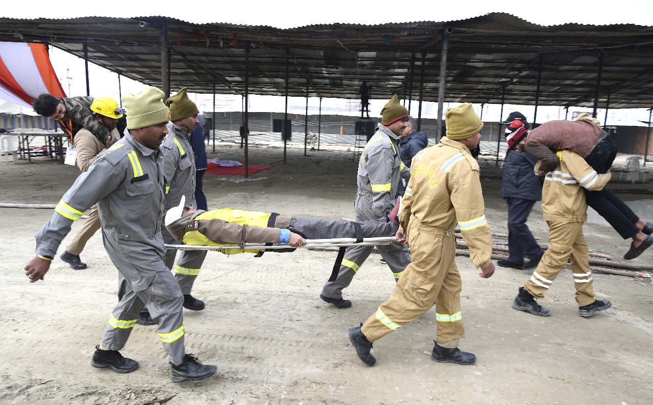 Mahakumbha Nagar Prayagraj: State Disaster Management Authority successfully conducted comprehensive emergency response exercise in Prayagraj during Mahakumbh 2025  
