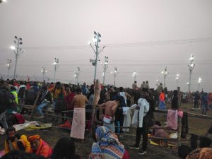 Mahakumbha Nagar Prayagraj: Sangam Nose becomes a favorite spot for bathing festival and Amrit bath  