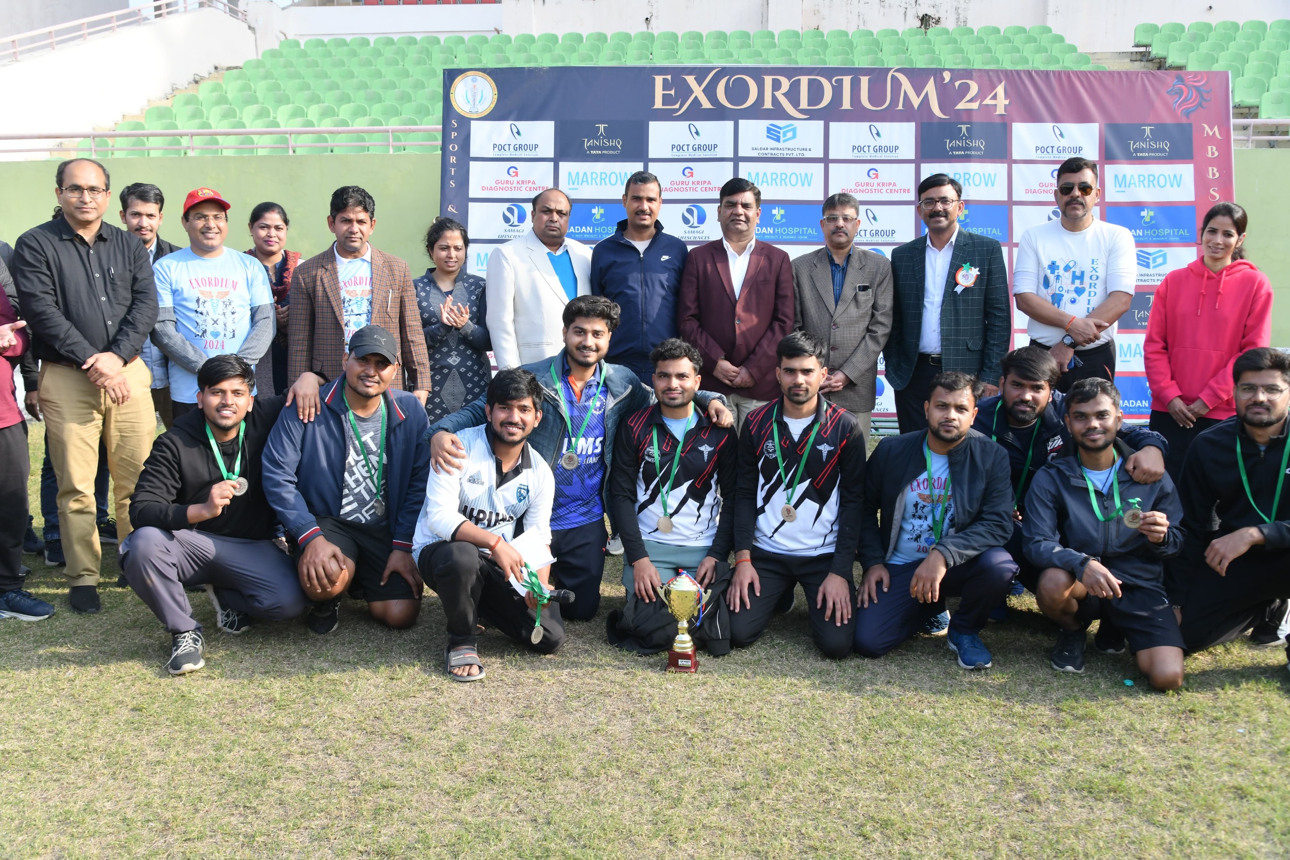 Etawah News: Hurricanes defeated Nightmares in Exodrium-2024 Cricket Final